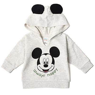 Mickey Mouse Ladies Hoodie Dress (Grey, S) at  Women's