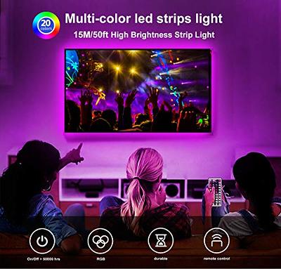 Remote Control Indoor Lighting Led Strip Lights 5050 Wall - Temu