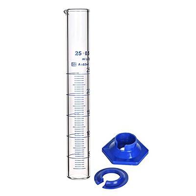 StonyLab 4-Pack Borosilicate Glass 100ml Heavy Wall Graduated Cylinder Measuring Cylinder - 100ml