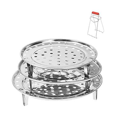 MegaChef 17.5 inch Red Dish Rack with 14 Plate Positioners and A Detachable Utensil Holder