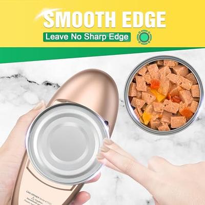 Electric Can Opener For Seniors Smooth Edge Automatic Hands Free