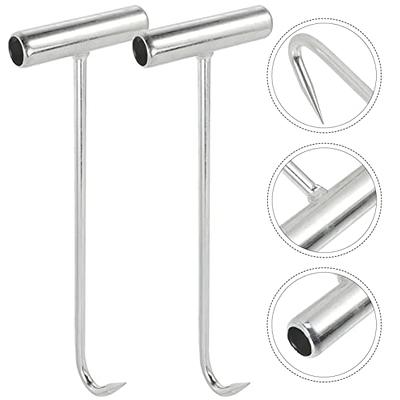 Housoutil Well Cover 2pcs Manhole Cover Hook T Hook Hook Hooks Stainless  Steel Handle Lift Manhole Covers for Moving Lifting and Pulling Lifting  Hooks - Yahoo Shopping