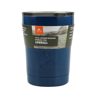 Ozark Trail Tumbler 10 oz Vacuum-sealed Stainless Steel Lowball, 4