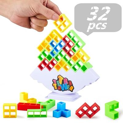  ALKISTA 32 Pcs Tetra Tower Balance Stacking Blocks