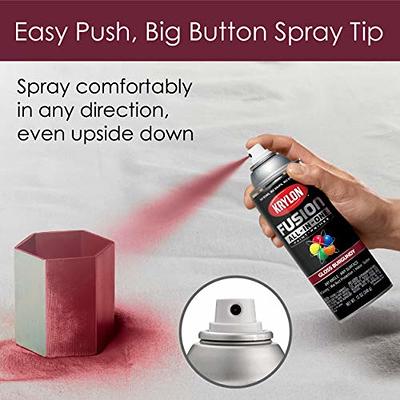 Krylon K02732007 Fusion All-In-One Spray Paint for Indoor/Outdoor Use,  Matte Black, 12 Ounces 