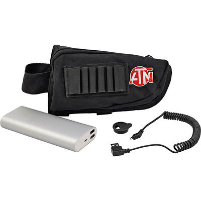  ATN OTS-XLT - Visor térmico compacto y ligero (2-8x) y kit de  armas ATN Power Weapon de 20,000 mAh paquete de batería : Industrial y  Científico