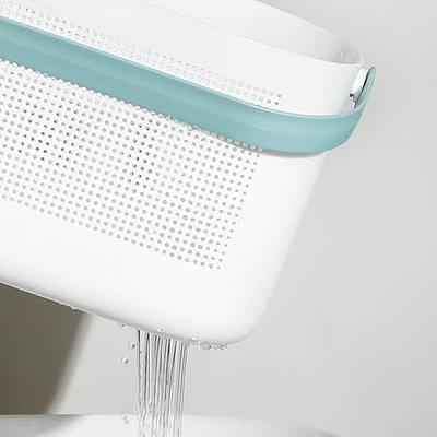 kamuavni Plastic Shower Caddy Basket with One Handle, Shower Caddy