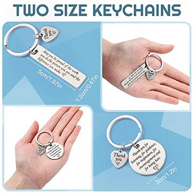 Unittype Appreciation Keychain Bulk Inspirational Thank You Keychains May  You Be Proud of The Work You Do Keyring Gifts for Coworker Employee Nurse