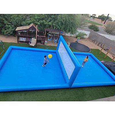 33ft Inflatable Volleyball Court with 800w Air Pump - Commercial Grade PVC  Outdoor Volleyball Pool, Beach Volleyball Net, Water Volleyball Field for Sport  Game, Without Volleyball, 33 x16.5 x7ft - Yahoo Shopping