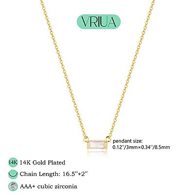  VRIUA Gold Bracelets for Women, 14K Gold Plated