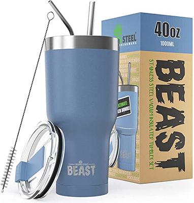 BEAST 30oz Teal Blue Tumbler - Stainless Steel Insulated Coffee