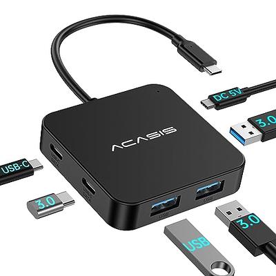 USB 3.0 Hub, ACASIS 6-in-1 USB C Hub Data hub with 5 Gbps, USB