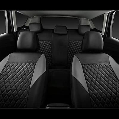 Motor Trend LuxeFit Blue Seat Covers for Cars Trucks Van SUV 2 Pack