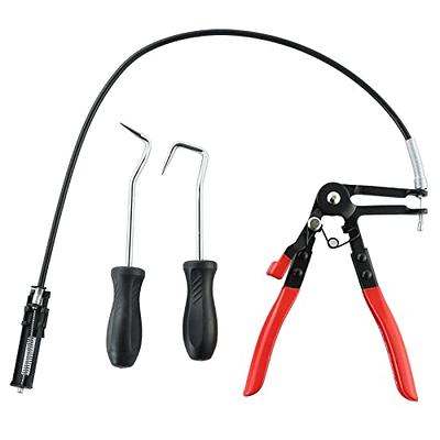 ATPEAM Hose Clamp Pliers Set, 3Pcs Flexible Heavy Duty Hose Removal Tool Hose  Pliers Automotive Hose Clamp Tool Used in Any Position