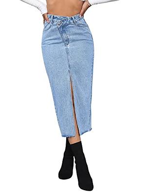  SweatyRocks Women's Asymmetrical High Elastic Waisted