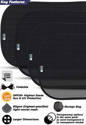 Car Window Shade XL (4-Pack) - Extra Protective UPF 50+ Protection Sun Shade  for Car