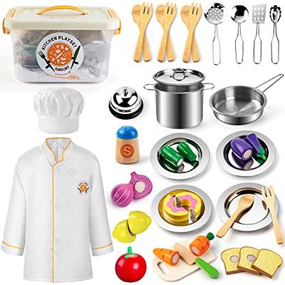 40pcs Set Enfants Play Maison Cuisine Jouets Batterie de cuisine Ustensiles  de cuisine Pots Pans cadeau QYY81210712