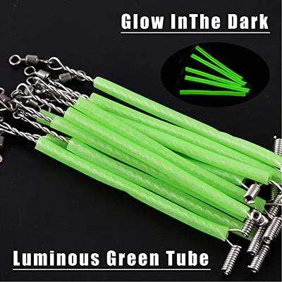 Stainless Steel Fishing Lures Line Wire Leader Trace Luminous Tube