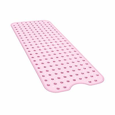 ComfiLife Bath Mat for Bathroom Tub and Shower – Non Slip Extra Large  Bathtub Mat with Drain Holes & Suction Cups - Wave