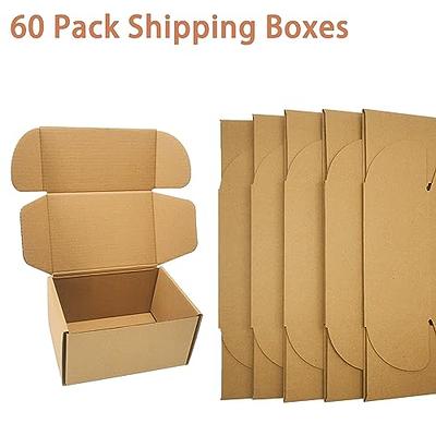 10 Pack Small Shipping Boxes 6x4x3'' Corrugated Small Cardboard Boxes for  Shipping, Recyclable Packaging Boxes for Small Business, Mailer, Gift