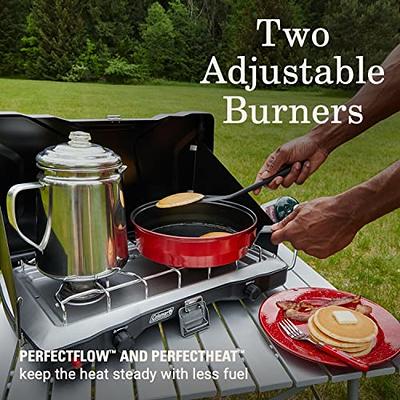 Portable Cast Iron Double Propane Burner : BBQGuys