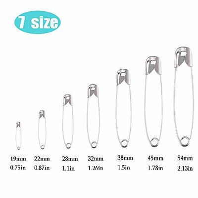 Safety Pins Assorted, 460PCS Safety Pins Bulk-Small and Large Safety Pins  for US