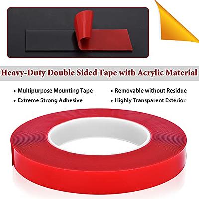 Double Sided Tape Heavy Duty Mounting Tape Acrylic Adhesive Foam Tape for  Picture Hanging Strips Thick for Walls Poster Automotive Outdoor 0.4 Inch  (33Ft x 3 Roll) - Yahoo Shopping