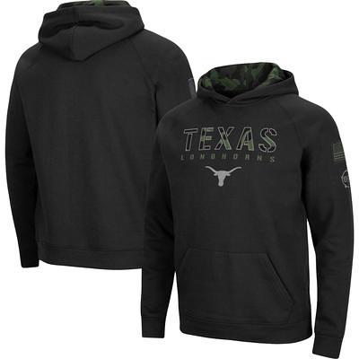 Men's Colosseum Black Texas Tech Red Raiders OHT Military Appreciation Camo Raglan Long Sleeve T-Shirt Size: Small