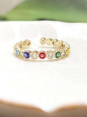  Ugaarsan Sunshine Phase Mini Ring You Are My Sunshine Simple  Delicate Stacking Ring Details of Sun Statement Thumb Jewelry for  Everyone-GD-05: Clothing, Shoes & Jewelry