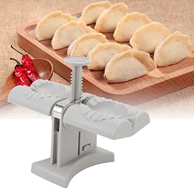 Household 2-in-1 Dumpling Maker Kit with Dough Cutter, Brush, Spoon - Make Perfect Dumplings with Ease