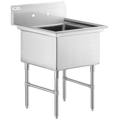 Regency 21 x 48 Stainless Steel Underbar Ice Bin with Bottle Holders