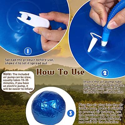 ANC POP Herding Ball for Dogs Horse Ball & Ball Cover 25 Ball for Horses  Large with Hand Pump for Play Herding Ball Herding Ball Horse Toys for