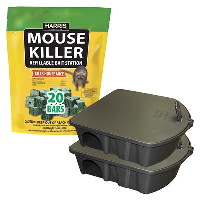 Harris Reusable Plastic Mouse Trap (24-Pack)