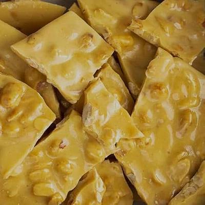 Old Fashioned Home Made Style Traditional Peanut Brittle, Bulk