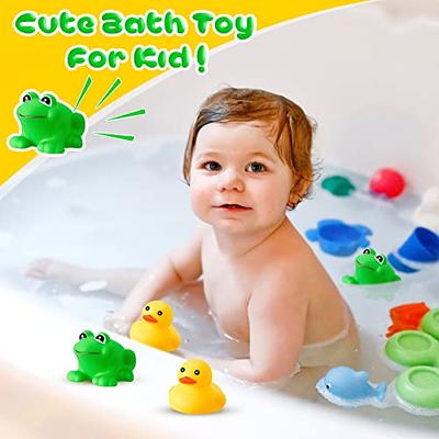 Float Rubber Duck Ducky Baby Bath Toy for Kids (12 Pcs) – Novelty