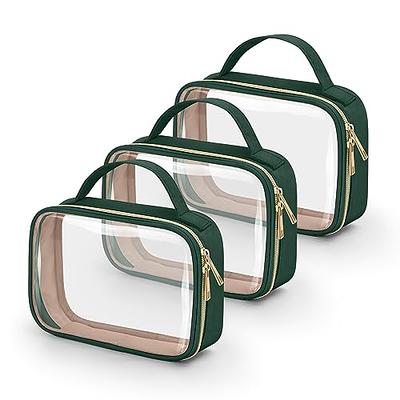 Clear PVC Toiletry Bag Quart Size Bag Travel Makeup Cosmetic Bag