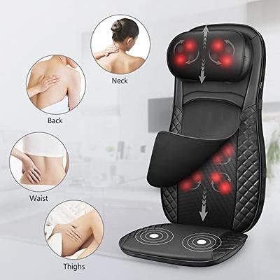 Shiatsu Back Massager with Heat, Adjustable Height Massages for Neck and  Back,Massage Chair Pad,Deep Kneading Chair Massager for Home Office,Gifts  for Mom,Dad - Yahoo Shopping