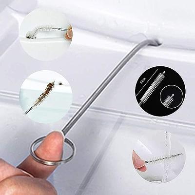 Sink Cleaning Brush Kitchen Drain Cleaner Tool Scrub Clog Remover Sewer  Pipe