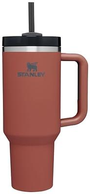 Stanley Quencher H2.0 Soft Matte Collection, Stainless Steel  Vacuum Insulated Tumbler with Lid and Straw for Iced and Cold Beverages,  Dune, 40 oz: Tumblers & Water Glasses