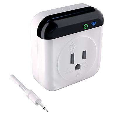 Feit Electric Smart Outdoor Plug, WiFi Waterproof Plug, 2 Grounded Sockets,  Works with Alexa and Google Assistant, App Controlled, 15 Amp  Indoor/Outdoor 2 Outlet Plug, Black, Plug/WiFi/WP - Yahoo Shopping