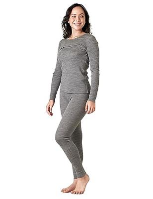 Thermal Underwear Leggings for Women Merino Wool Base Layer Long Johns  Pajama Small Natural