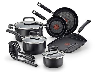 12 Piece Nonstick Pots and Pans Sets,Kitchen Cookware with Ceramic Coating,Dishwasher  Safe,Frying Pan Set with Lid - Yahoo Shopping