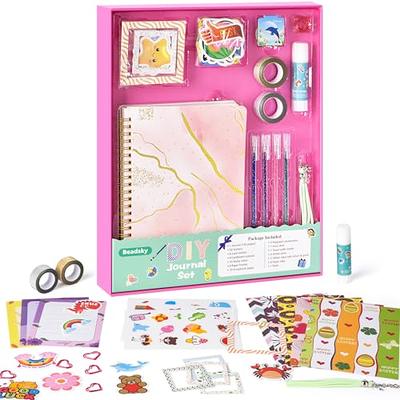 Beadsky DIY Journal Kit for Girls Ages 8-12, Journal Set for Tween