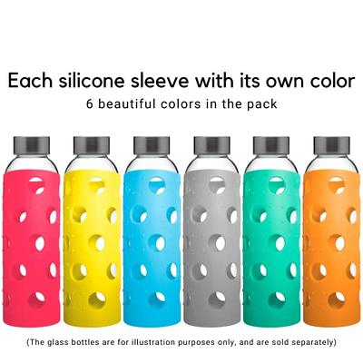 Pratico Kitchen Glass Bottle Silicone Sleeves for Epica, Hydro Flask