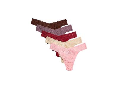 Womens Hanky Panky pink Signature Lace Low-Rise Thong | Harrods UK