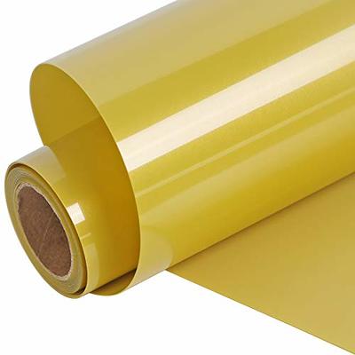 FUNKAKA HTV Vinyl Rolls Red Iron on Vinyl PVC Adhesive HTV 12 inch x 9 Feet Heat Transfer Vinyl Easy to Cut & Weed(Red)