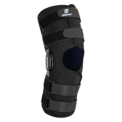 16inch Tall Hinged Knee Brace with Full Support with 4 Compression Straps,2  Metal Stabilizers, Breathe Air Spacer Drytex Wraparound for Knee Pain  Relief,ACL,Arthritis,Meniscus(XL fit Upper 26-29.5/Lower 17-20.5) - Yahoo  Shopping