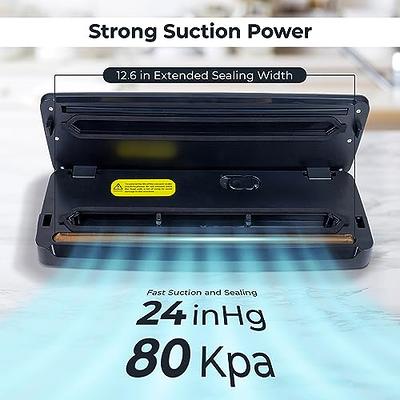 Vacuum Sealer Machine, Food Vacuum Sealer With Powerful Suction