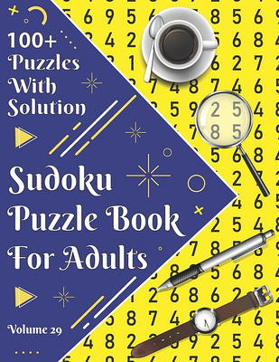  BOHS Wooden Sudoku Board Game with Drawer - with Book of 100  Sudoku Puzzles for Adults - Brain Teaser Desktop Toys : Toys & Games