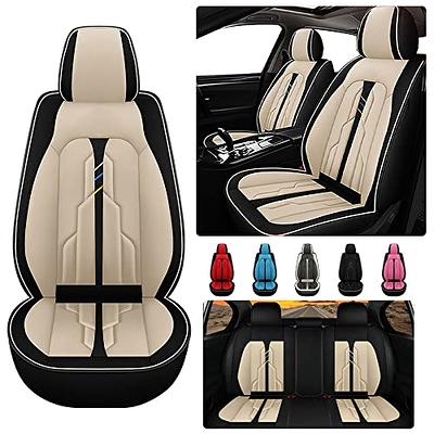 Car Seat Cover Full Set 5 Colors Car Accessories Comfortable Leather  Quality Gifts Universal Fit Fashion Minimalist -  Israel